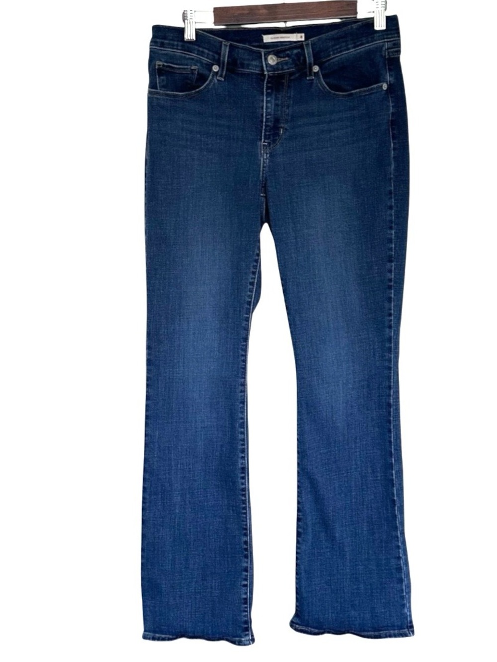 Levi’s Jeans Women’s Size 8 Blue Denim Bootcut Pockets Zipper